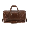 Дорожная сумка из обработанной кожи буйвола Ashwood Leather 2070 Chestnut Brown